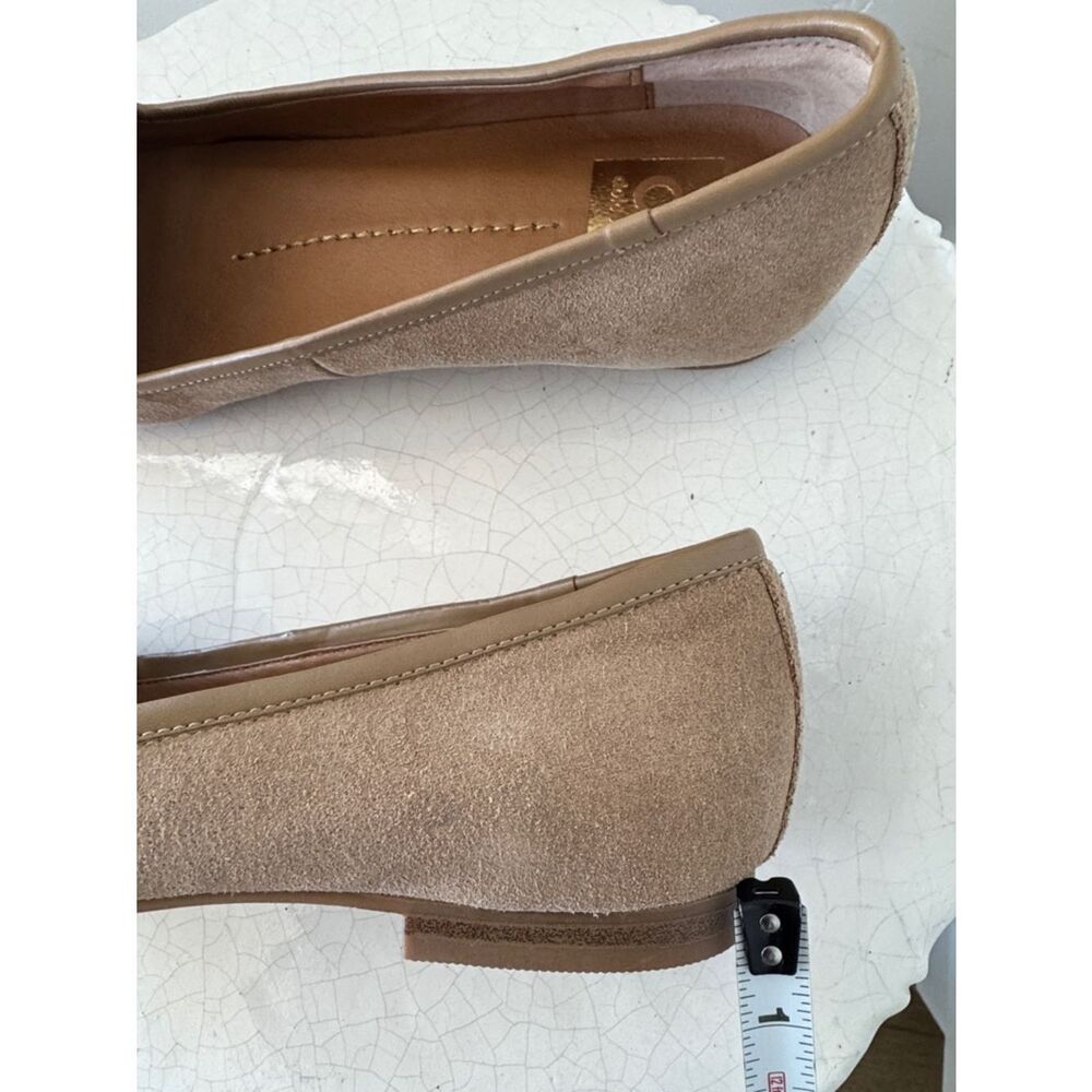 Dolce Vita Tan Suede Southwestern Beaded Turquoise Coral Colorful Loafers Size 9 - Picture 7 of 12